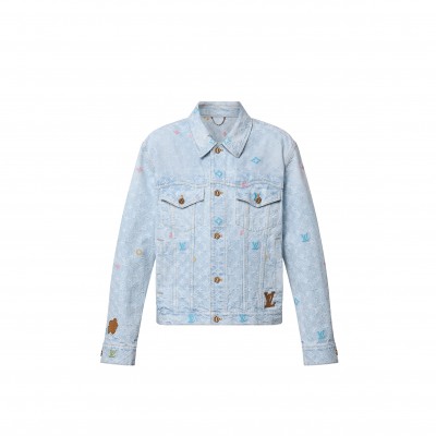 LOUIS VUITTON JAQUETA JEANS MONOGRAM 1AFRXM